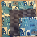 Gingham Dog Design Beeswax Wraps